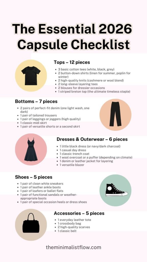 The Essential 2026 Capsule Wardrobe Checklist