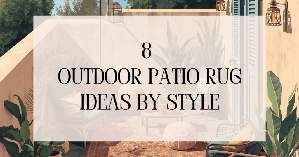 8 Outdoor Patio Rug Ideas by Style