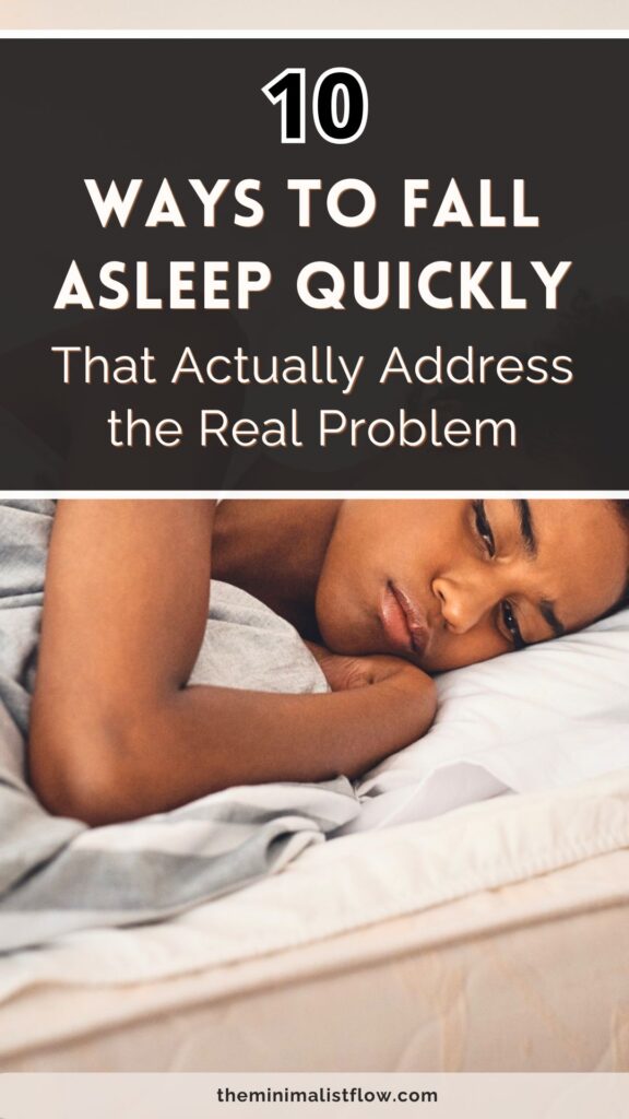 10 ways to fall asleep quickly
