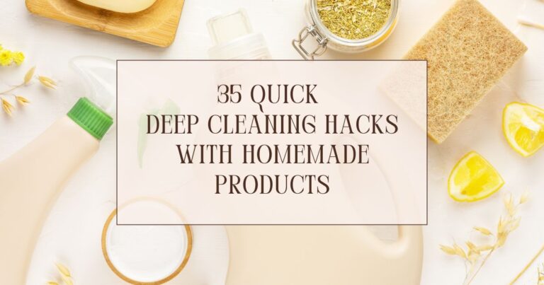 35 deep cleaning hacks with homemade products