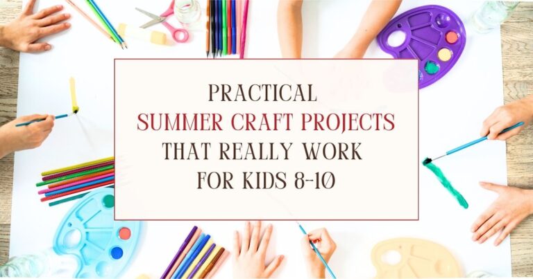Practical Summer Crafts Projects for Kids