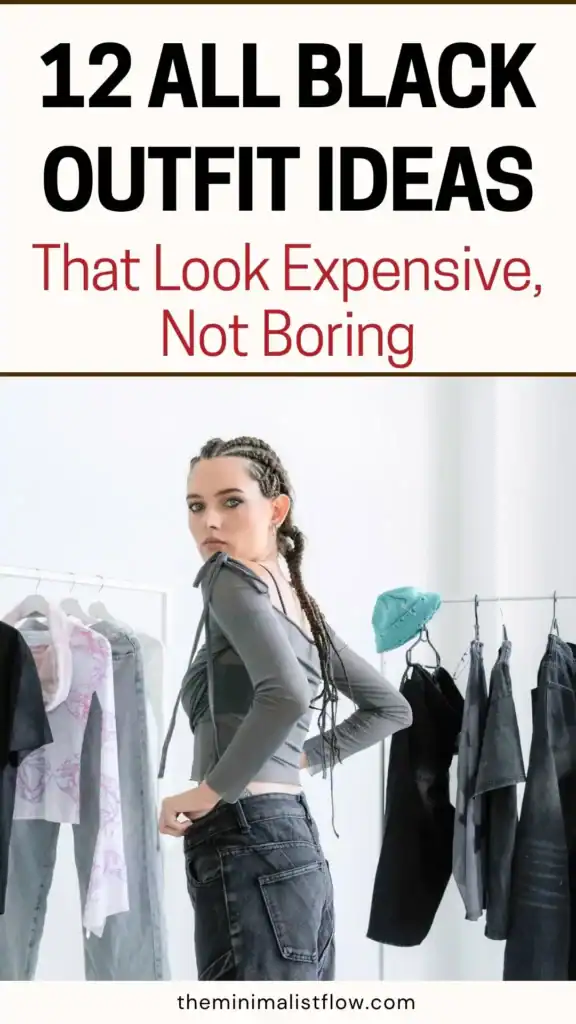 12 All Black Outfit Ideas that look expensive, not boring