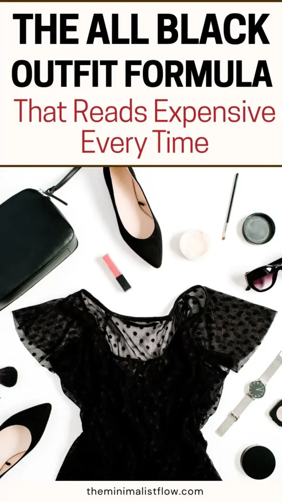 The All Black Outfit Formula that reads expensive every time