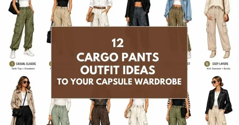 12 Cargo Pants Outfit Ideas That Actually Fit a Simple Capsule Wardrobe