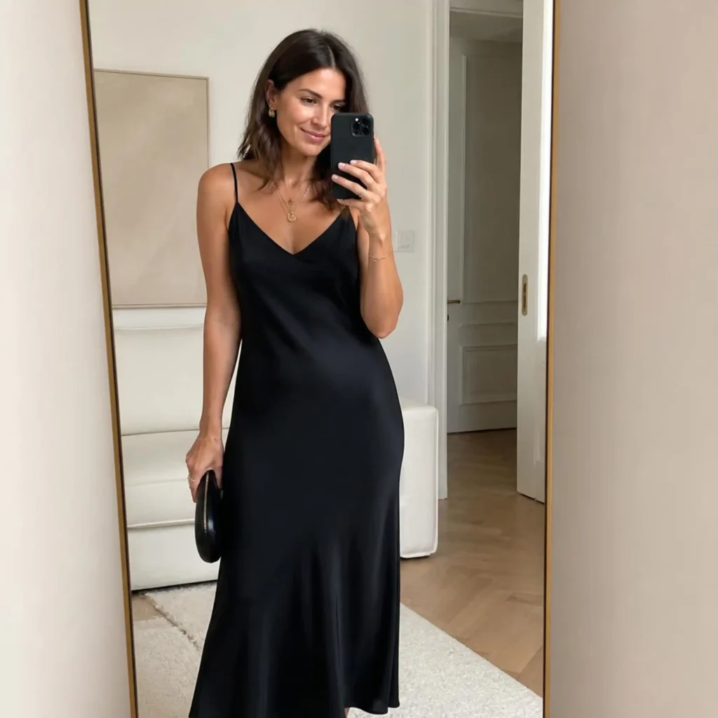 Black Slip Dress
