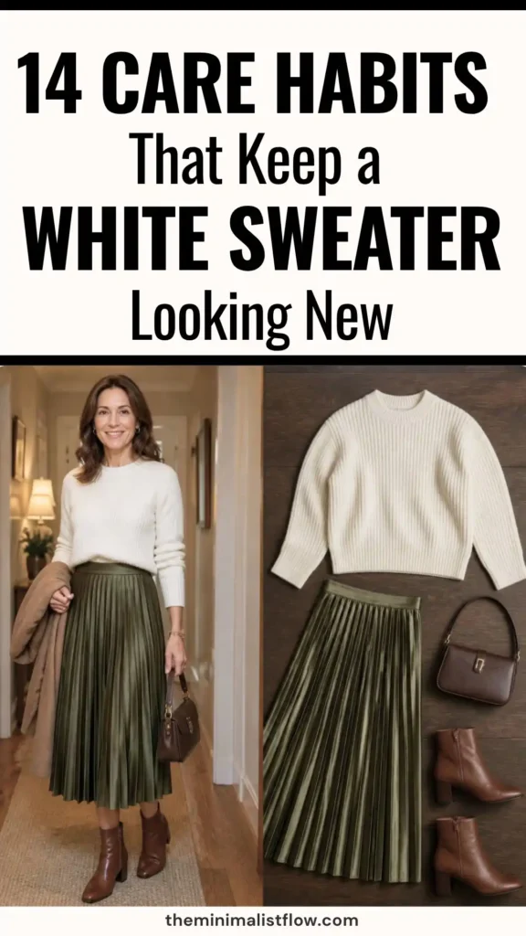 How to Keep a White Sweater Outfit White: 14 Care Habits