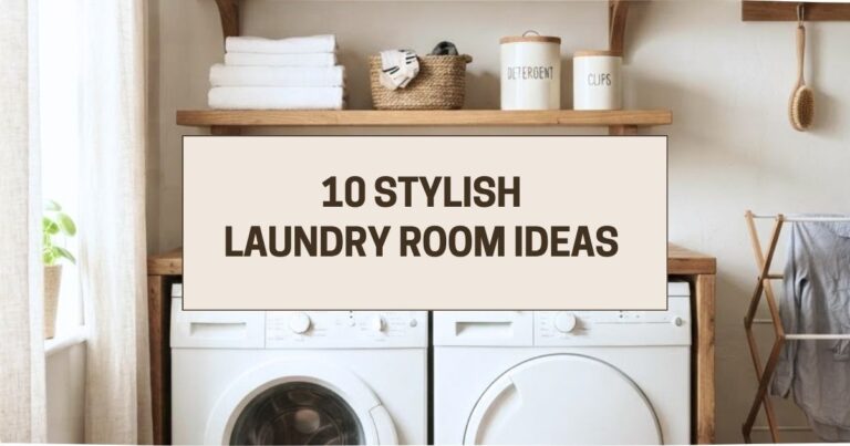 10 Stylish Laundry Room Ideas for Storage and Function This Fall