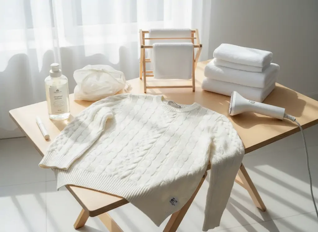 How to Keep a White Sweater Outfit White: 14 Care Habits