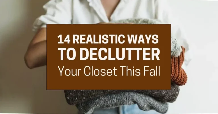 Declutter Your Closet This Fall Before Back to School Takes Over