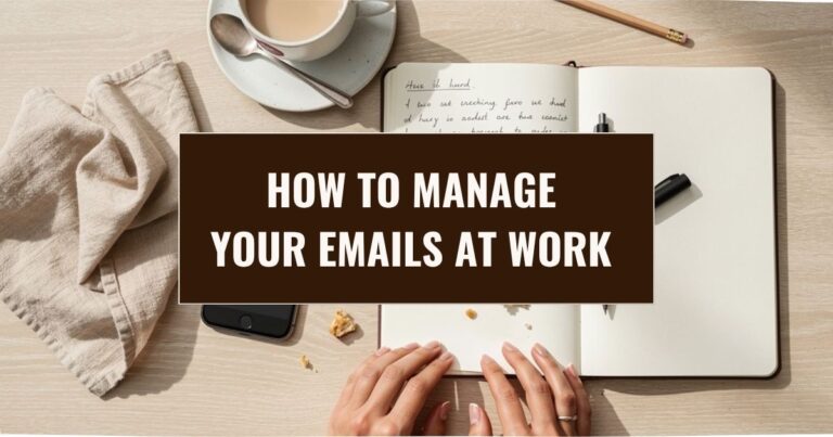 how to manage your emails at work - email overload
